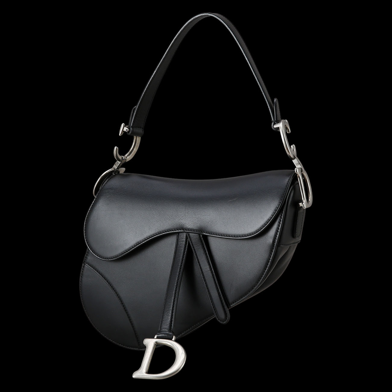 CHRISTIAN DIOR(USED)크리스찬디올 레더 새들백 & 스트랩